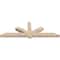 Ekena Millwork Kennewick Smooth Timber Gable Bracket, Douglas Fir, 96"W x 32"H x 5 1/2"D x 5 1/2"F, 8/12 Pitch GBW096X32X0606KEN00SDF - alternate 5